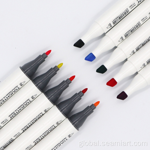 School Color Marker Pen sketch Dual Tip alchohol marker twin markers pens Factory